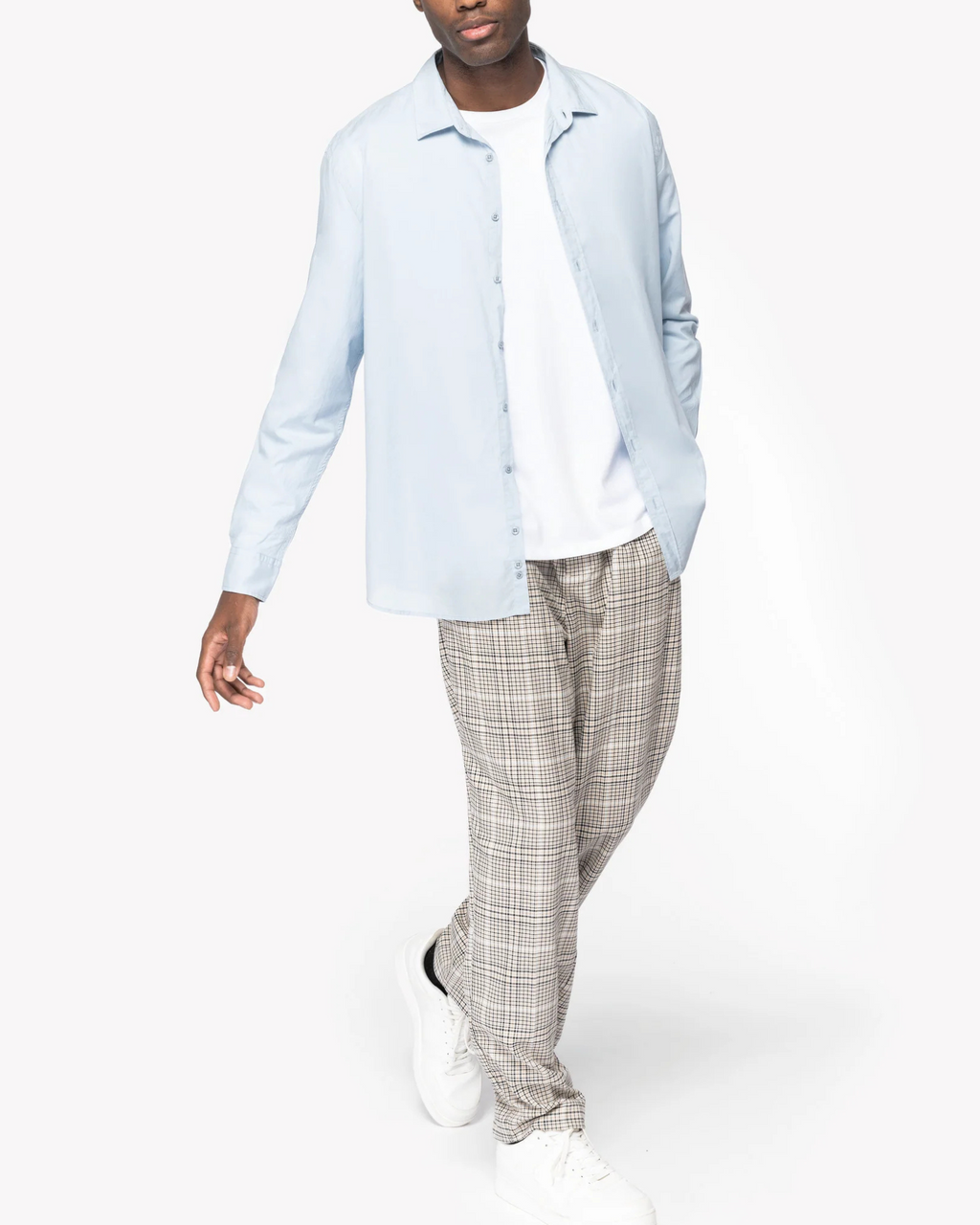 Camisa de franela orgánica - Negro