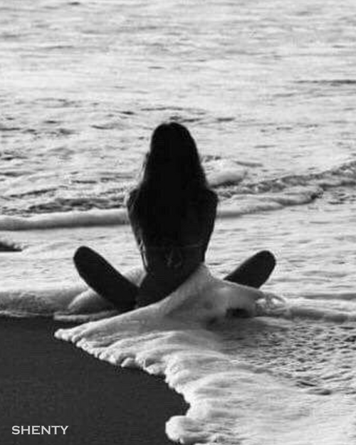 #25 T-shirt Bio Cropped "On The Beach"