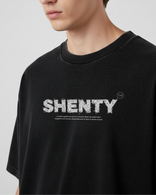 #27 T-shirt Bio Cropped "Caos"