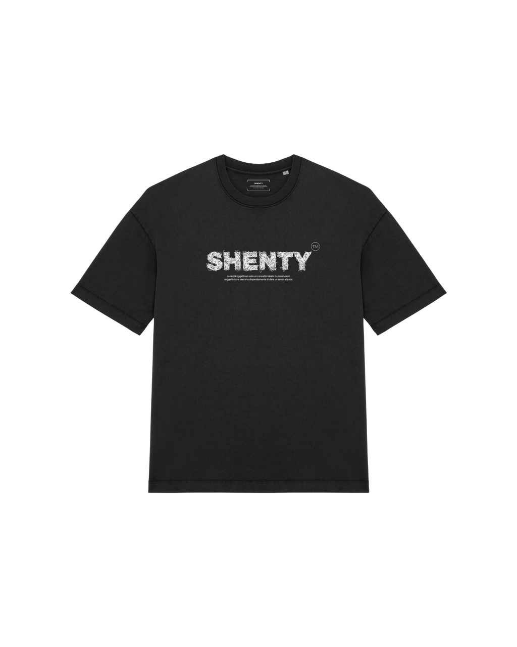 #27 T-shirt Bio Cropped "Caos"