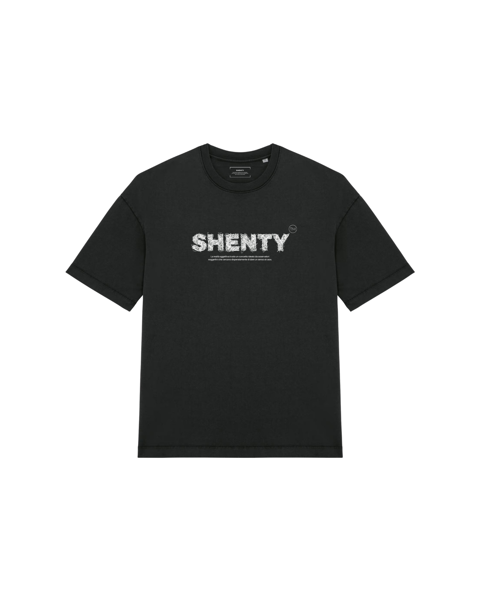 #27 T-shirt Bio Cropped "Caos"