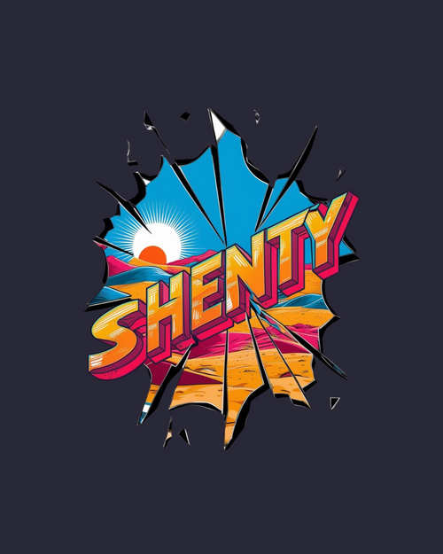 #24 T-shirt Bio "Pop Art Mirror"