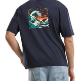 #20 T-Shirt Bio Oversized "The Great Wave 2"