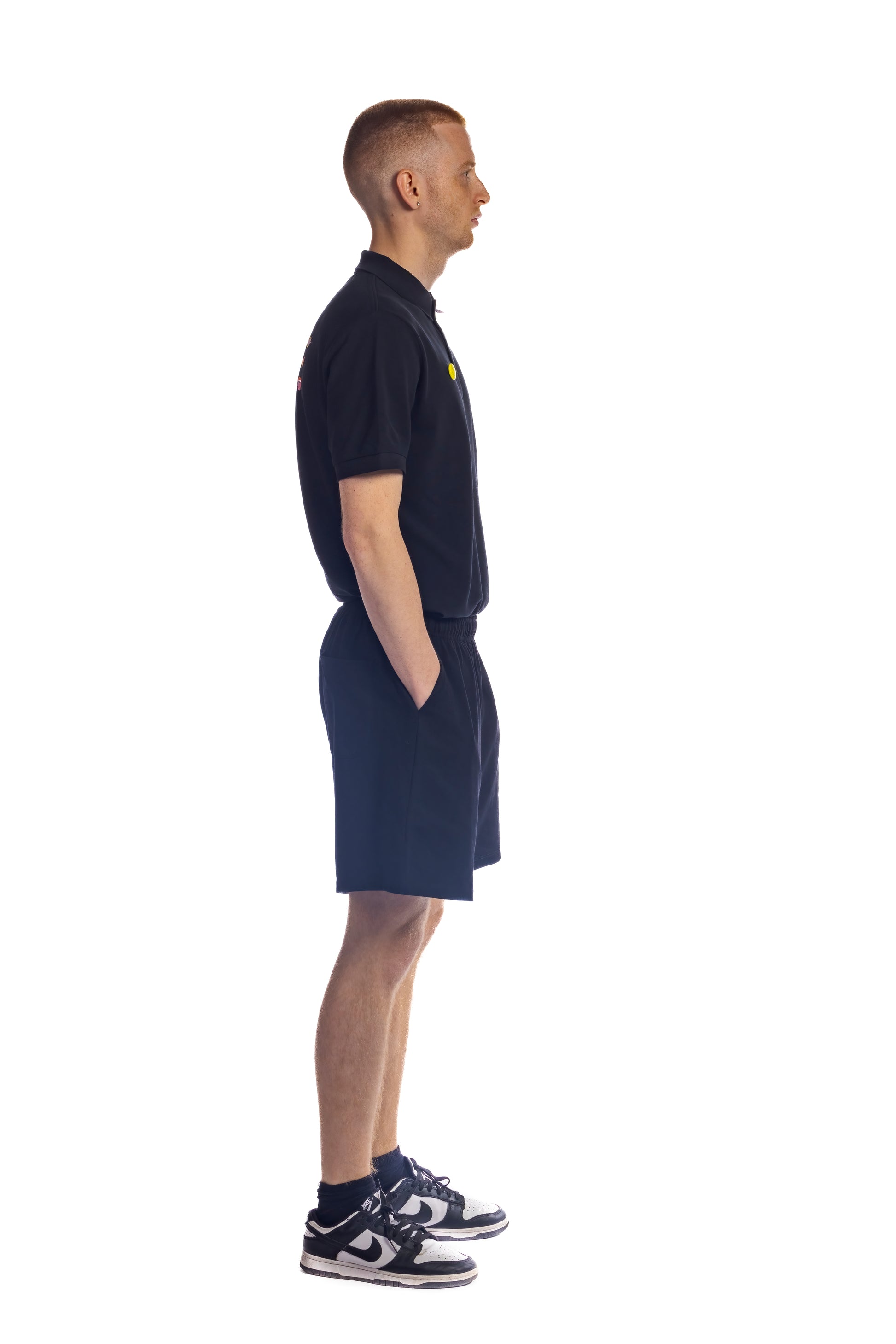 100% organic cotton shorts - Black