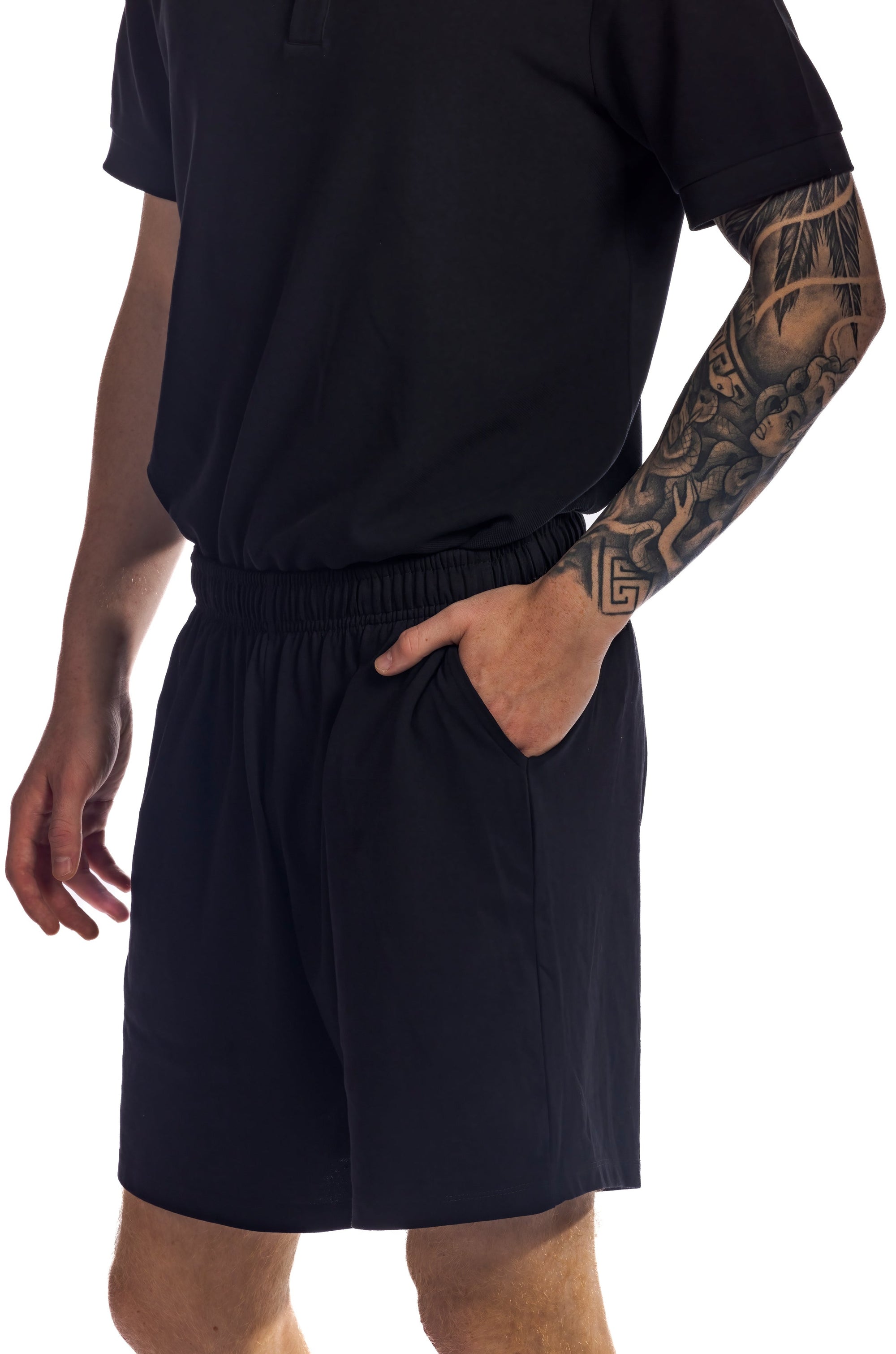 Pantalón corto 100% algodón orgánico - Negro