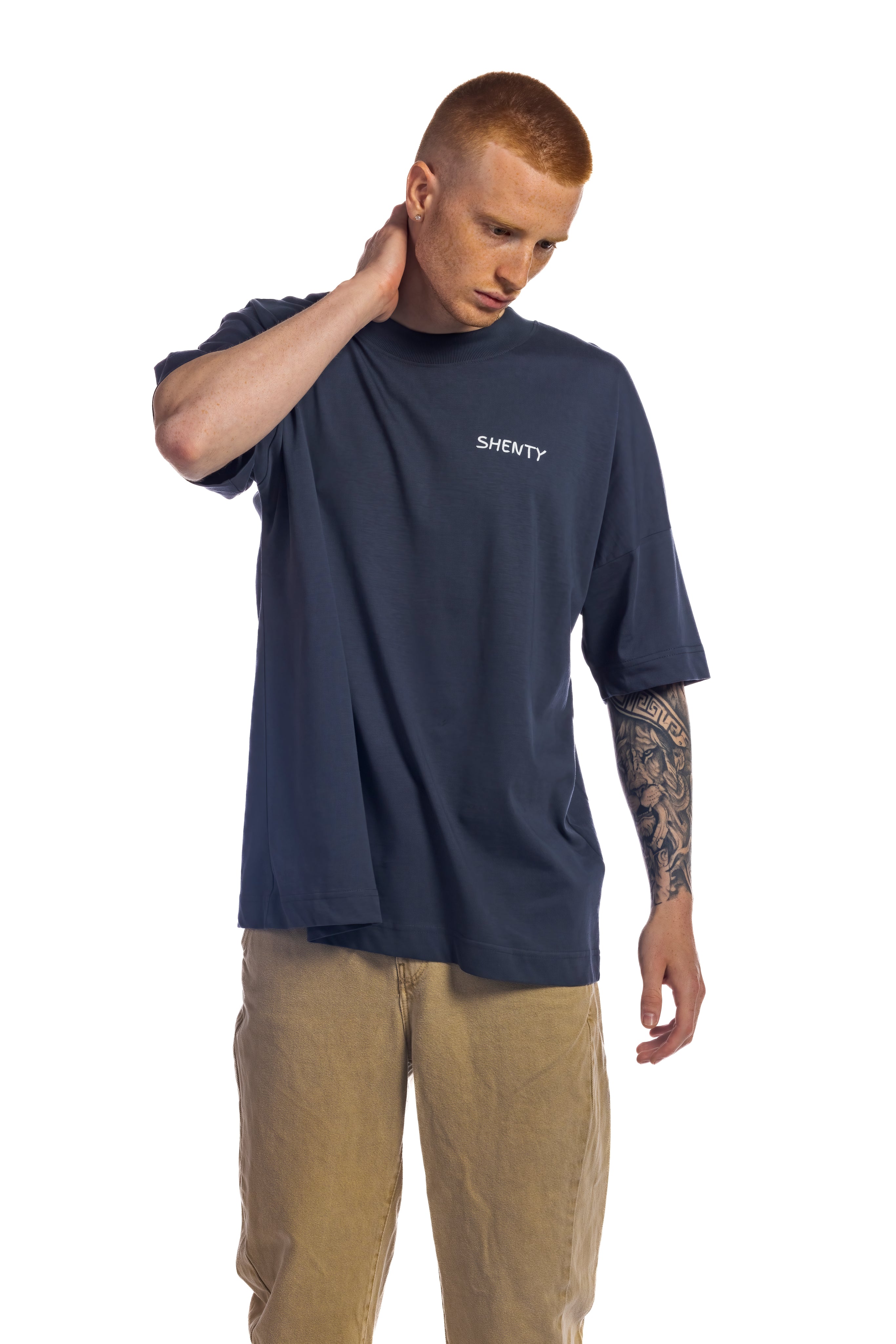 Camiseta Native oversize - India Ink Grey