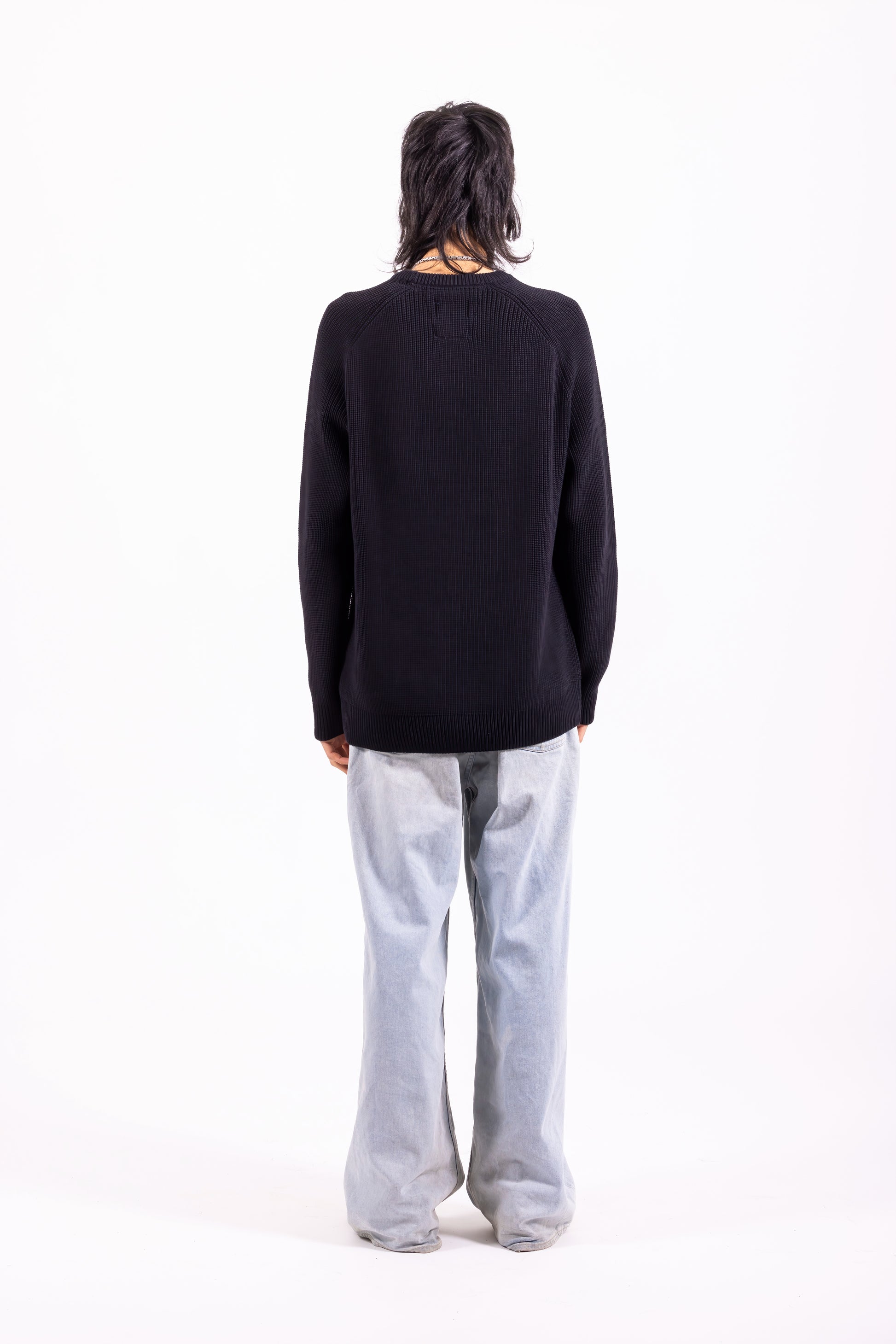 #1 Pullover Black Cotone Bio