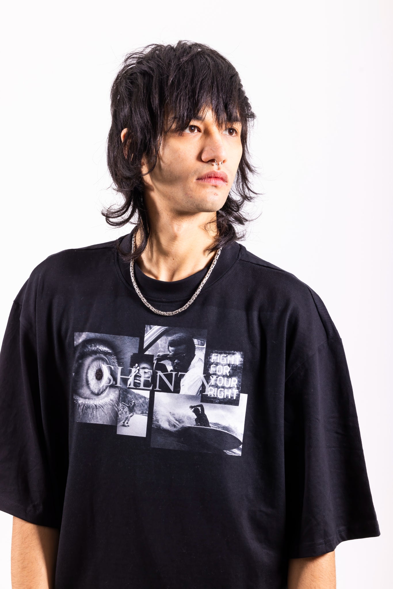 #4 T-Shirt Oversized "Fight for your Right"