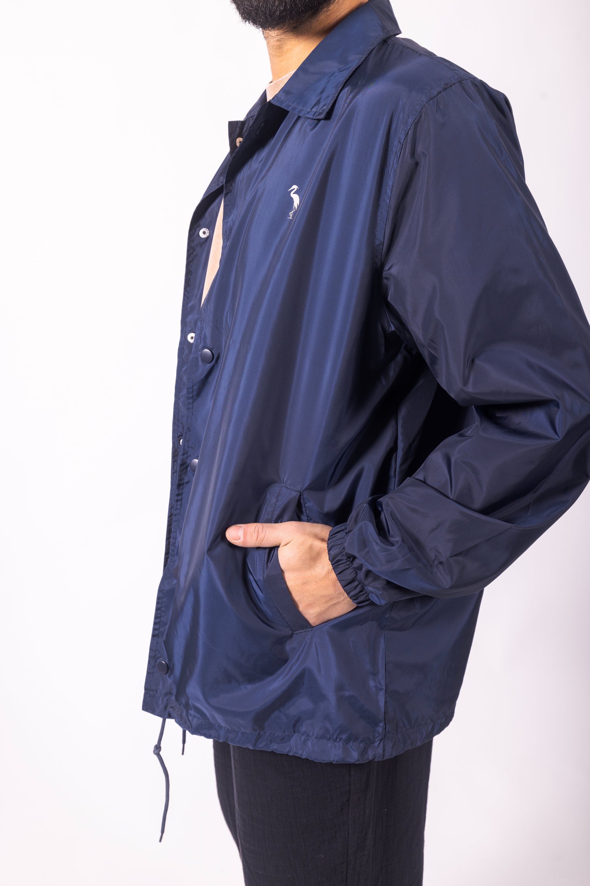 Giacca a Vento College Unisex in Poliestere Riciclato - Blu Navy | Shenty