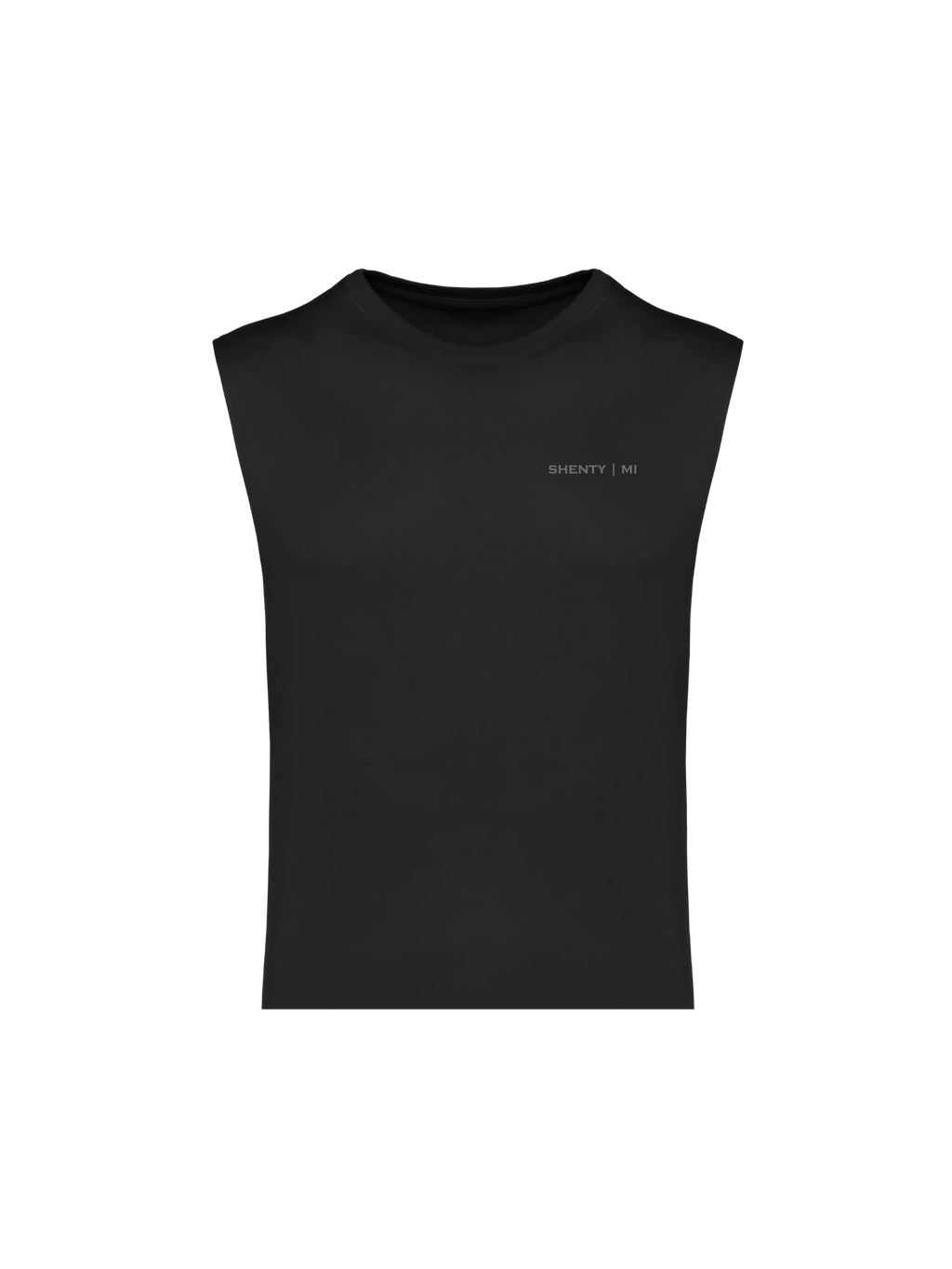 T-shirt senza maniche - Nero | Shenty