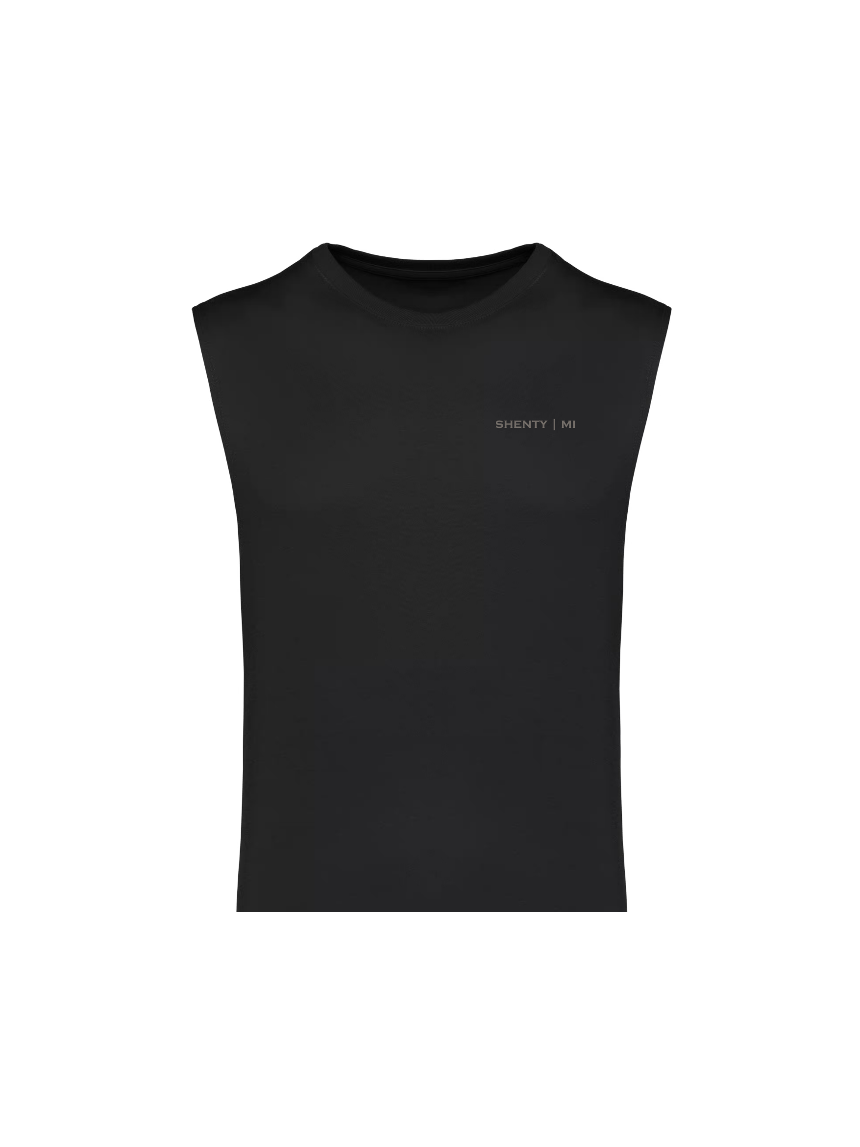 T-shirt senza maniche - Nero | Shenty