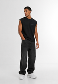 T-shirt senza maniche - Nero | Shenty