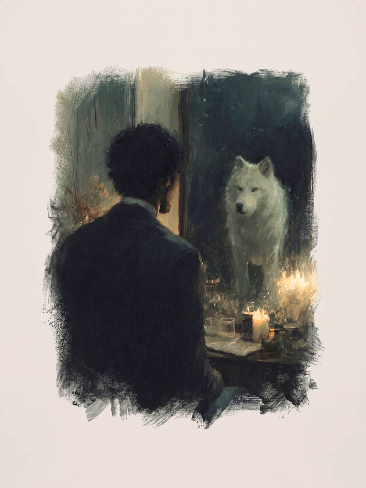 #46 T-shirt Longsleeve "Wolf Inside"