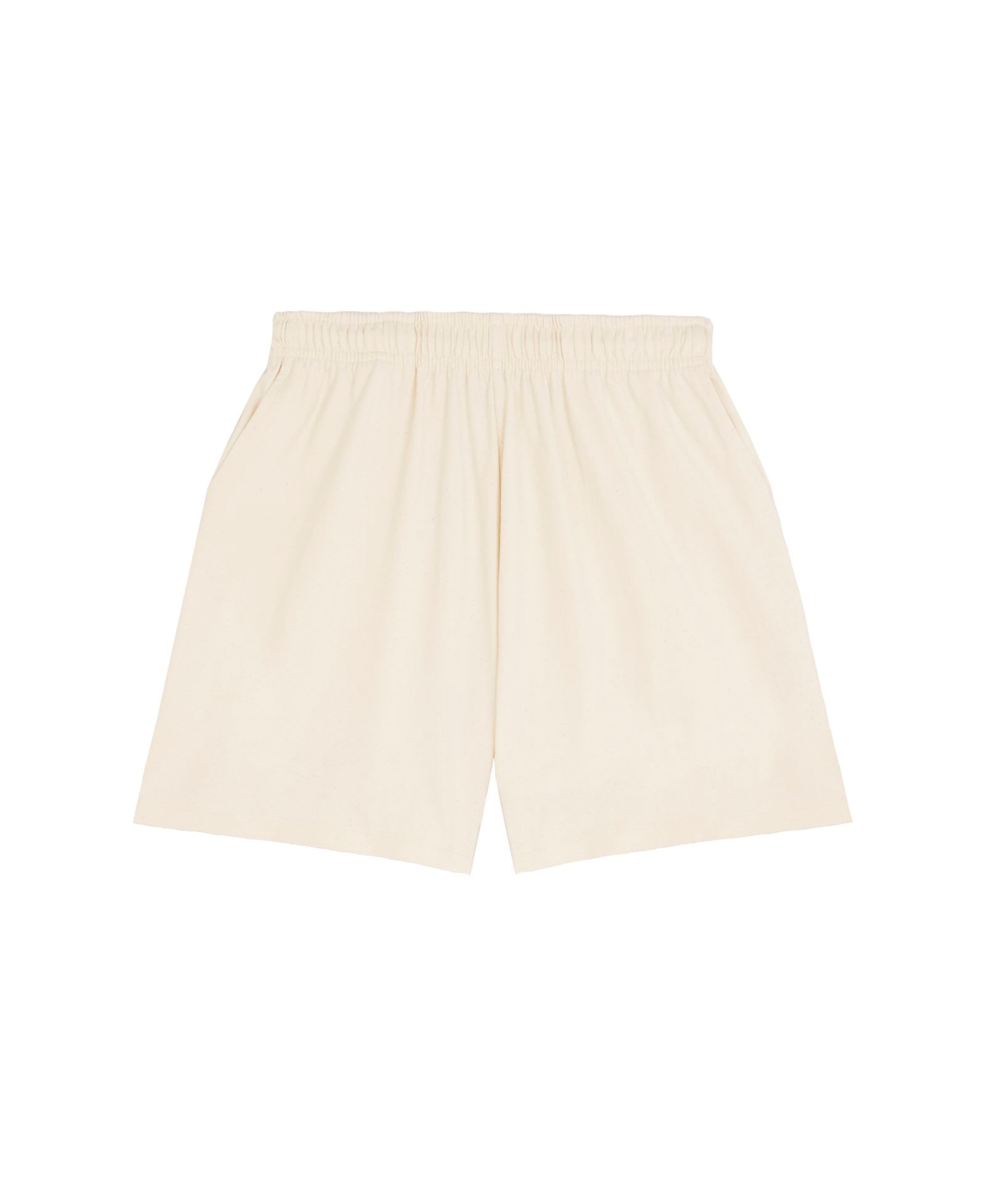 100% organic cotton shorts - Natural