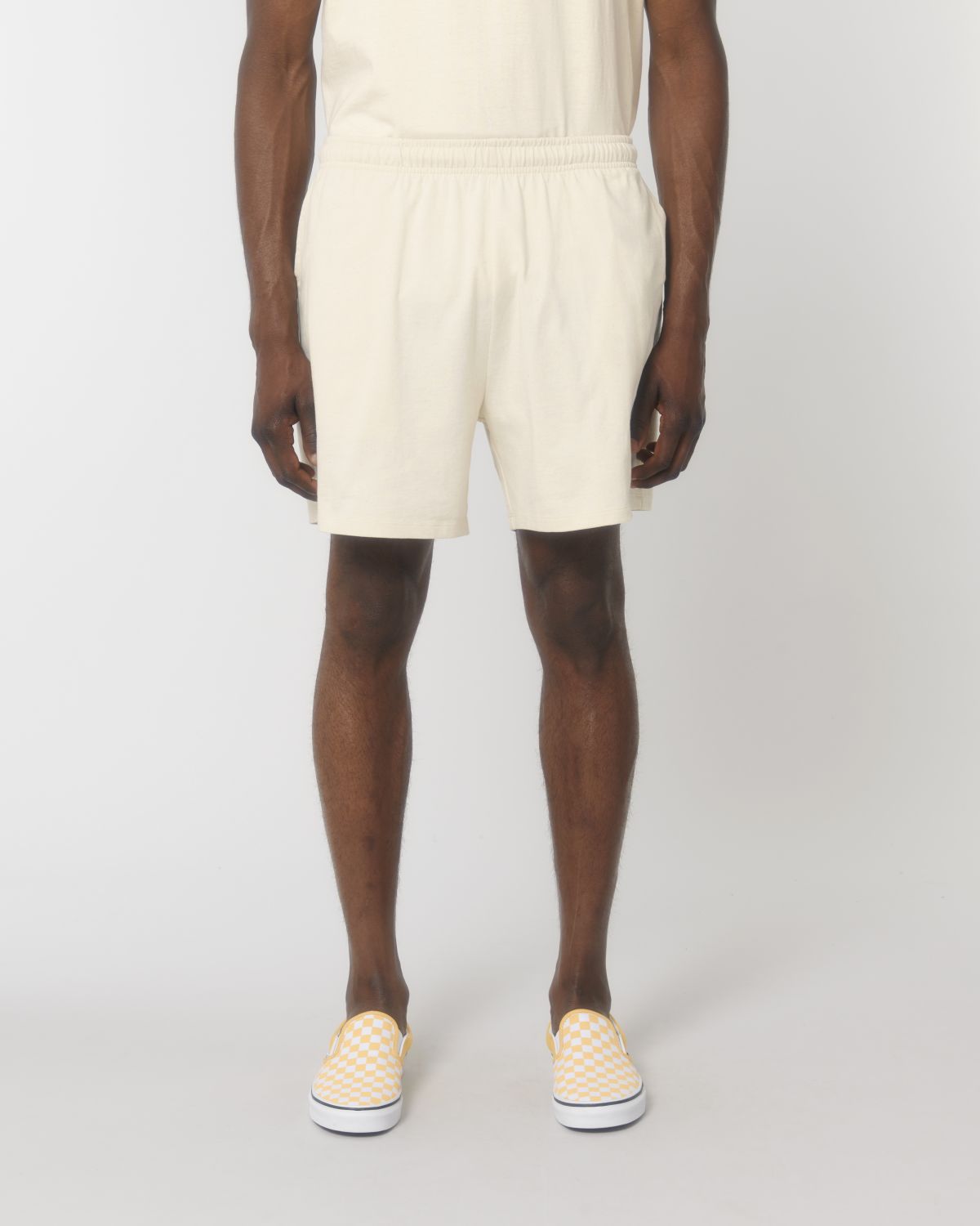 100% organic cotton shorts - Natural