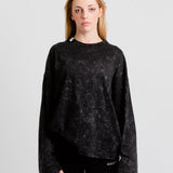 T-shirt cotone organico manica lunga Black Marble 6