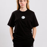 T-shirt cotone organico pesante luna nera 6