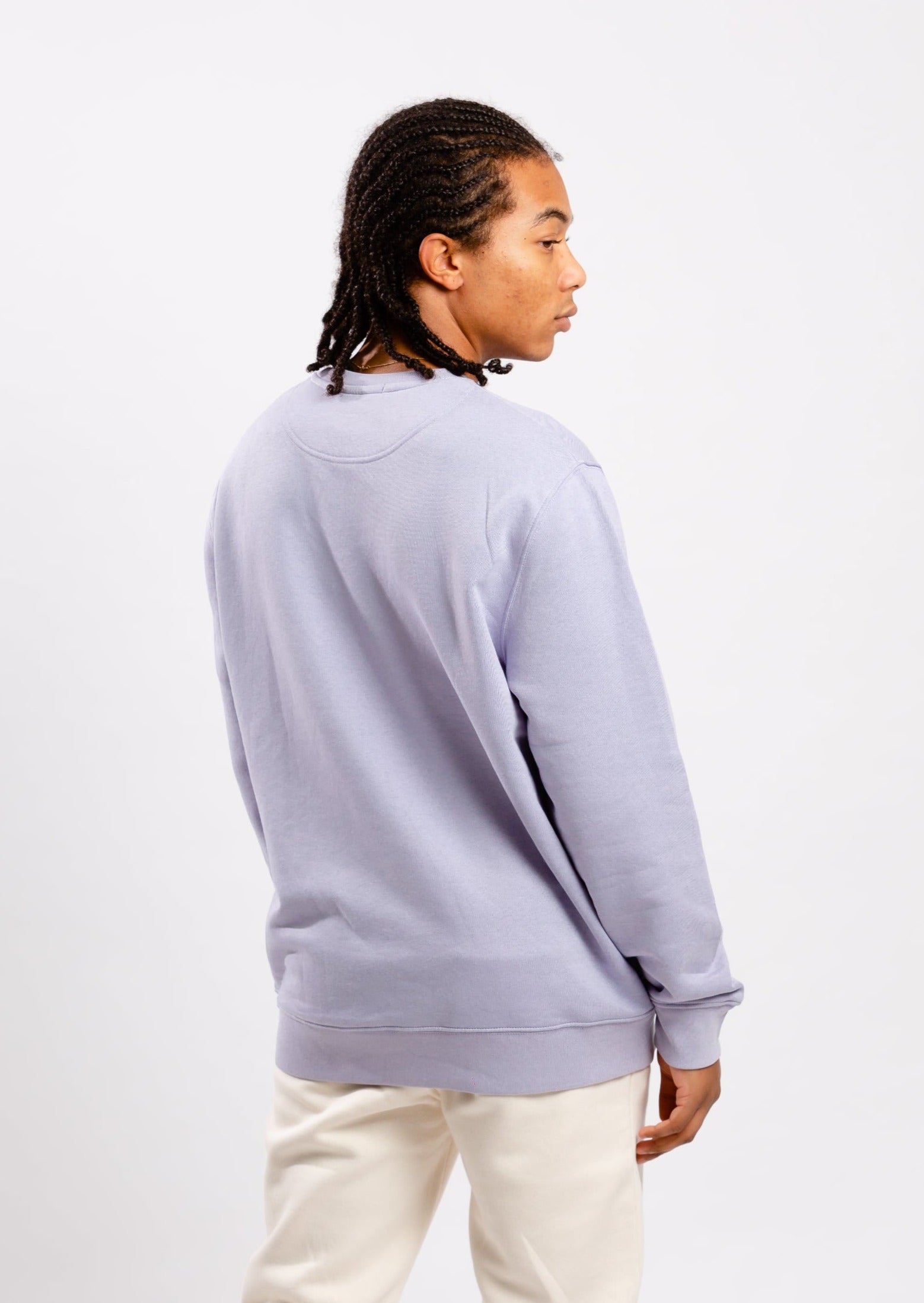 Felpa cotone organico Lavanda 4