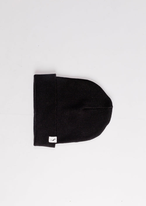 Berretto cotone organico Nero 2