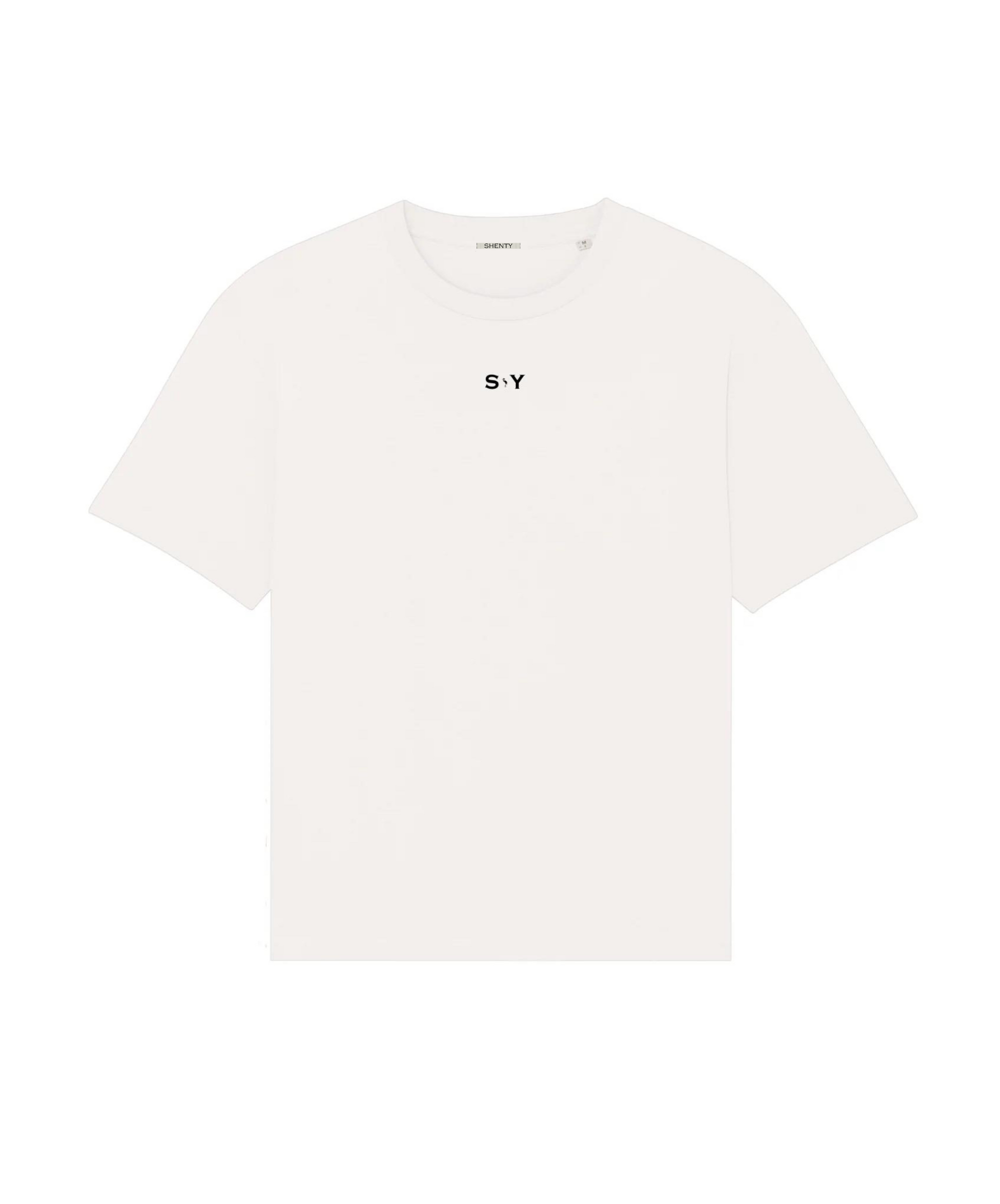 t-shirt boxy sy white