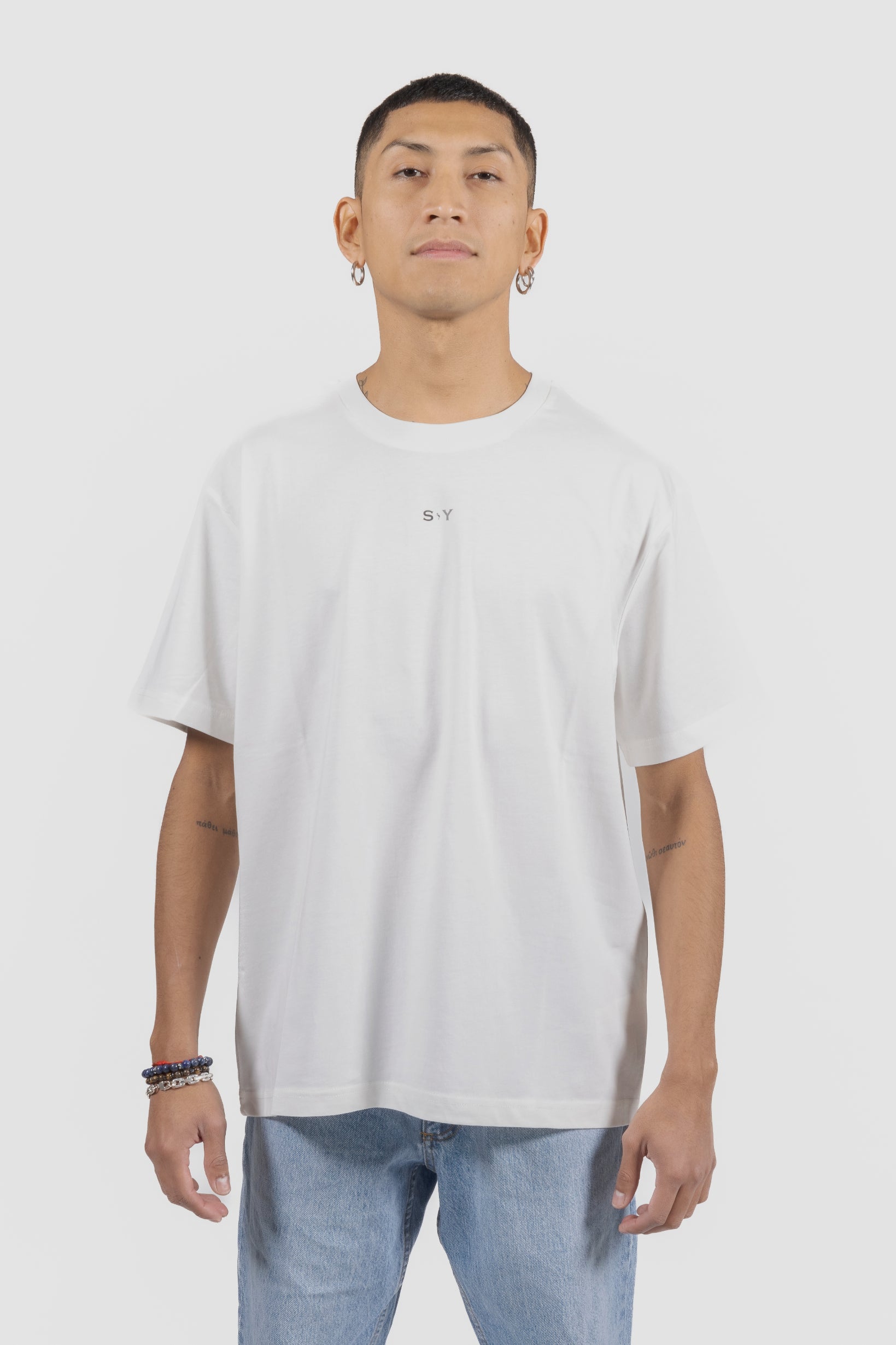 t-shirt SY frozen white 1