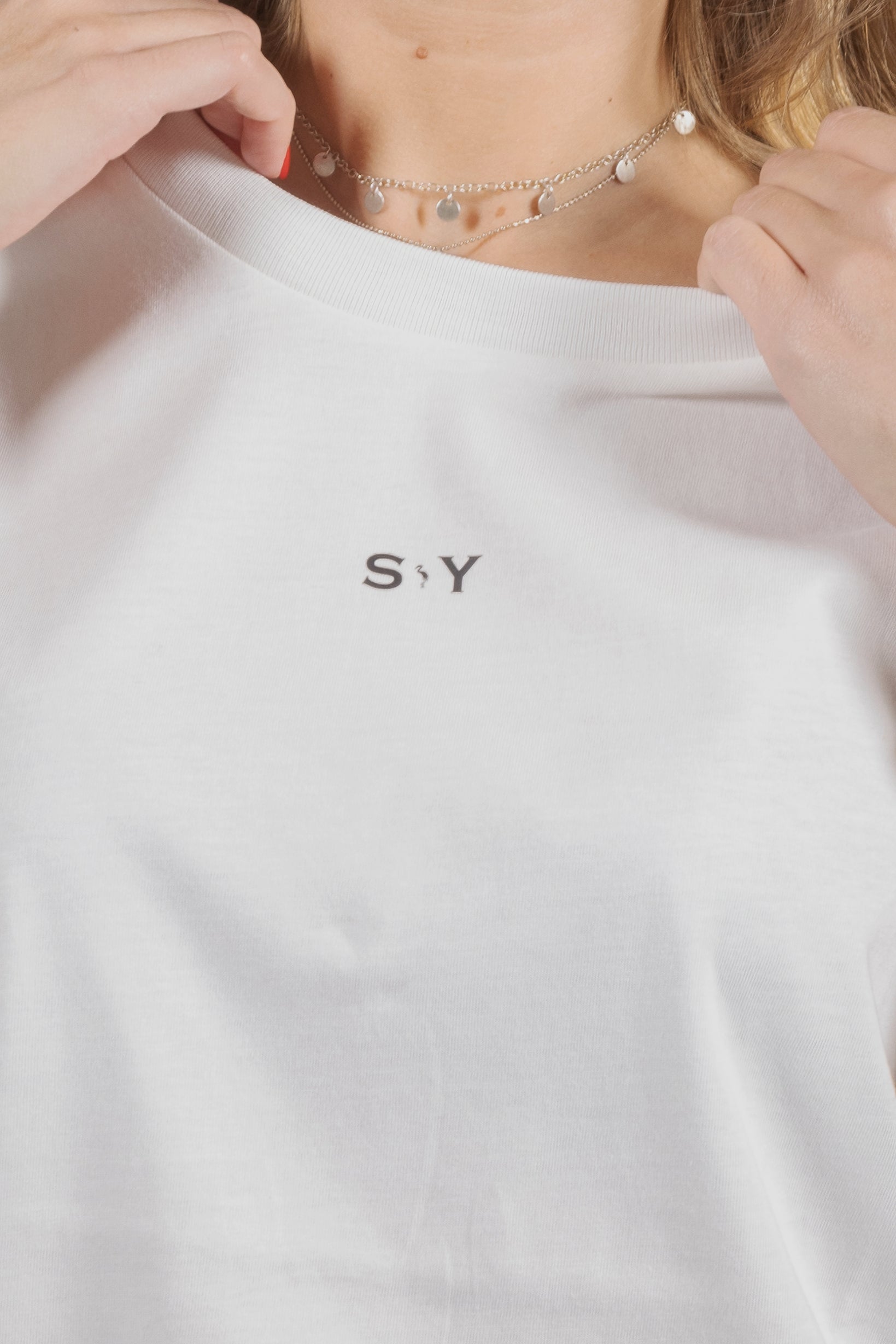 t-shirt SY frozen white 1