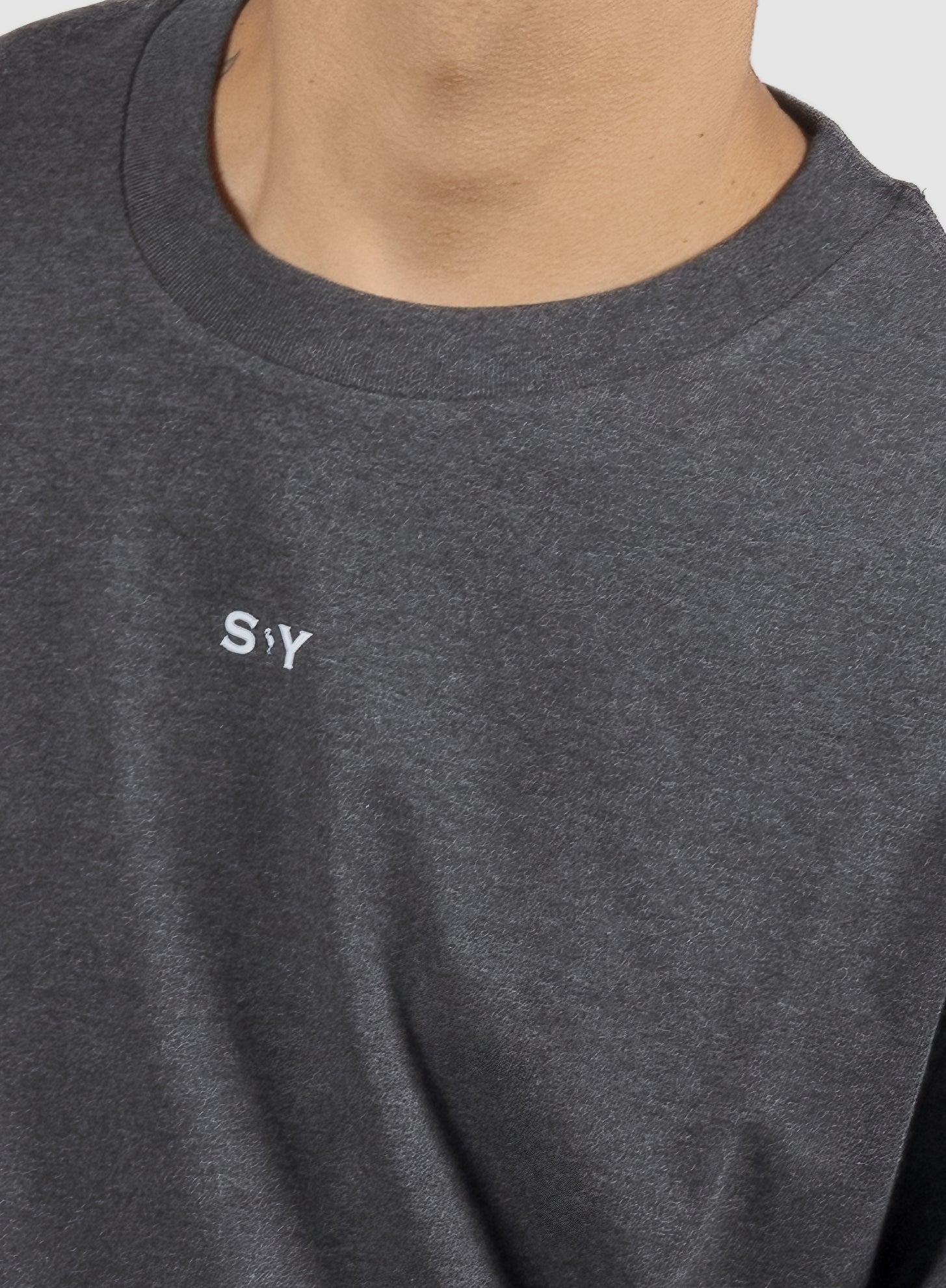SY t-shirt dark heather grey 5