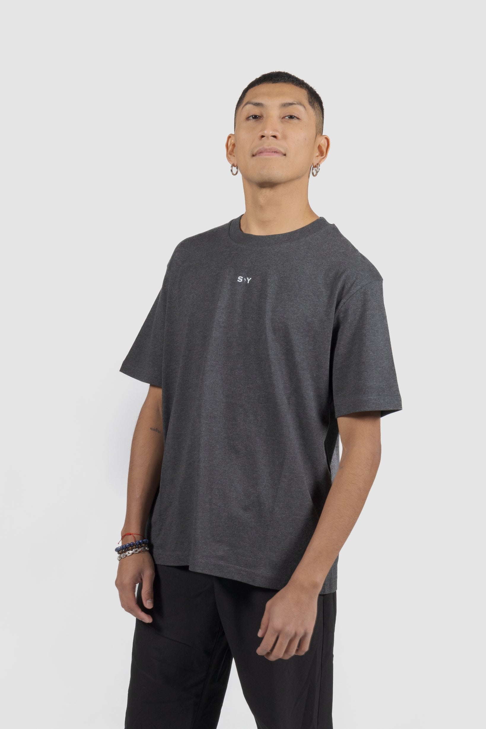 SY t-shirt dark heather grey 2