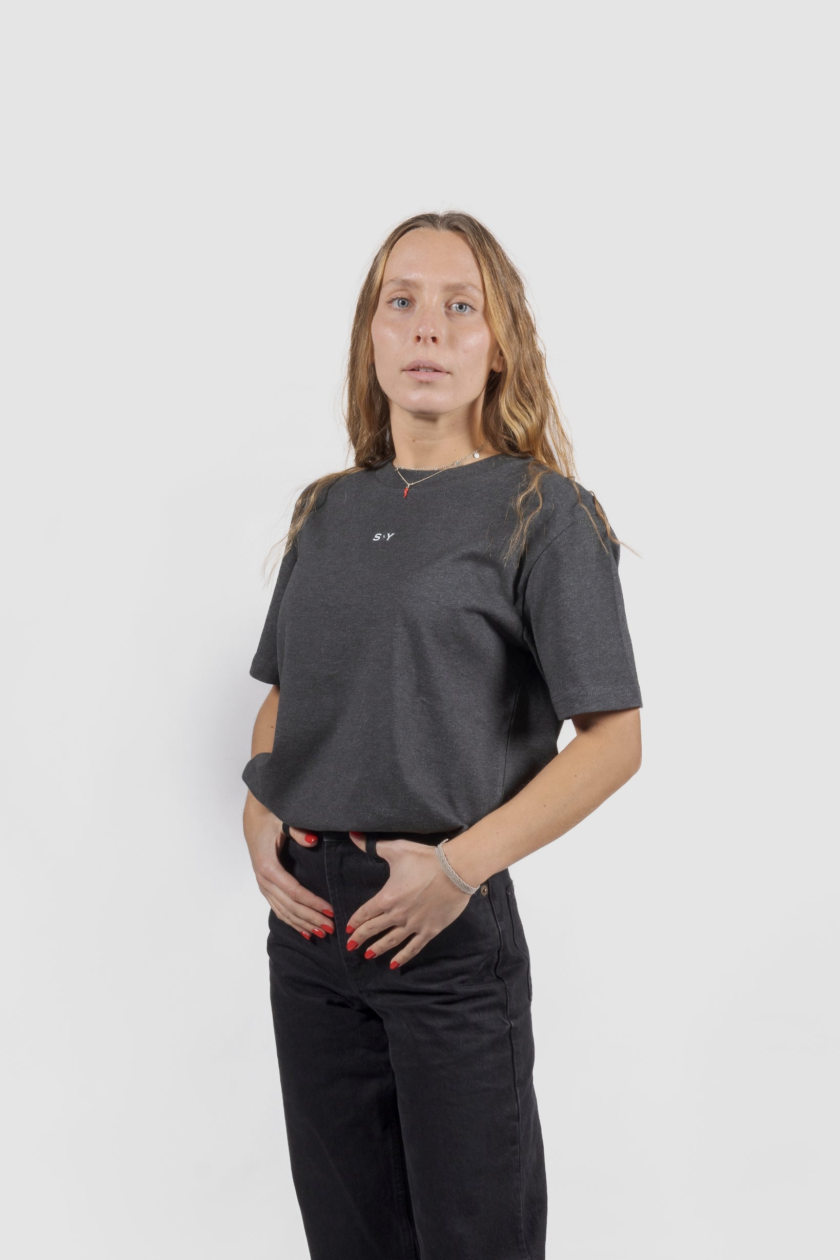 SY t-shirt dark heather grey 3