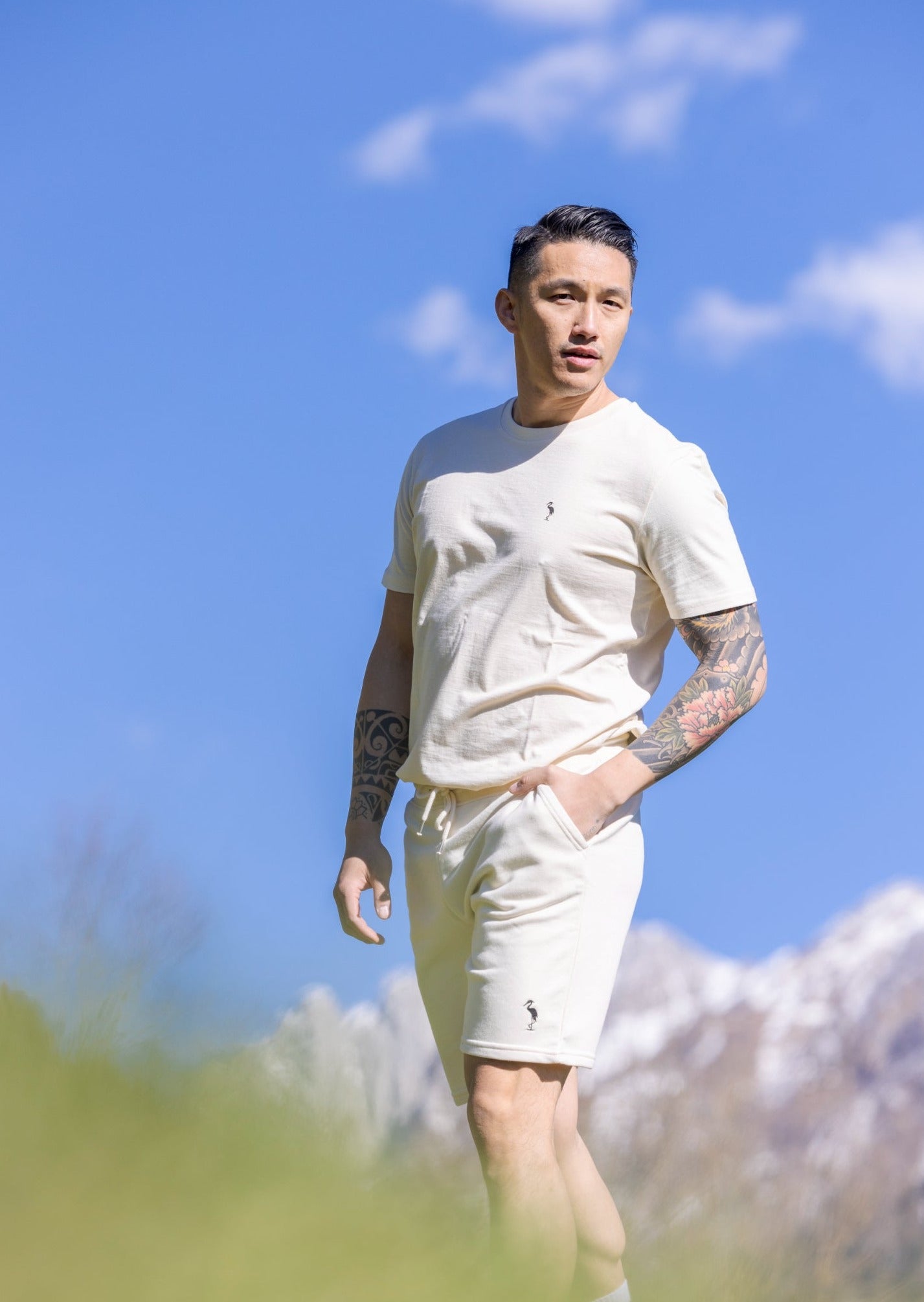 Pantaloncini cotone organico natural 4