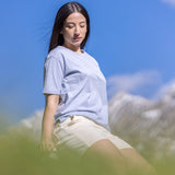T-shirt oversized cotone organico acqua 3