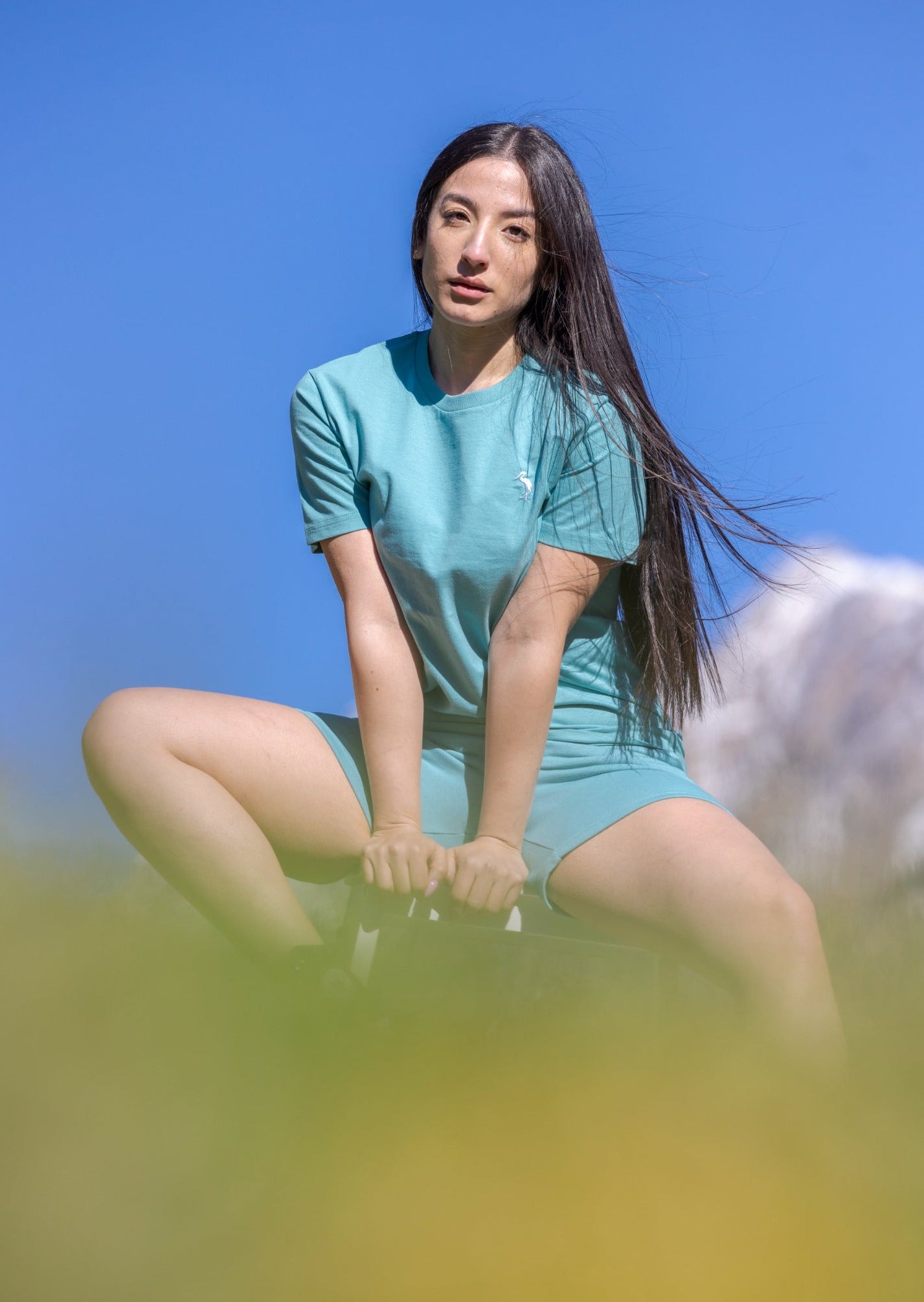 T-shirt cotone organico oceano 2