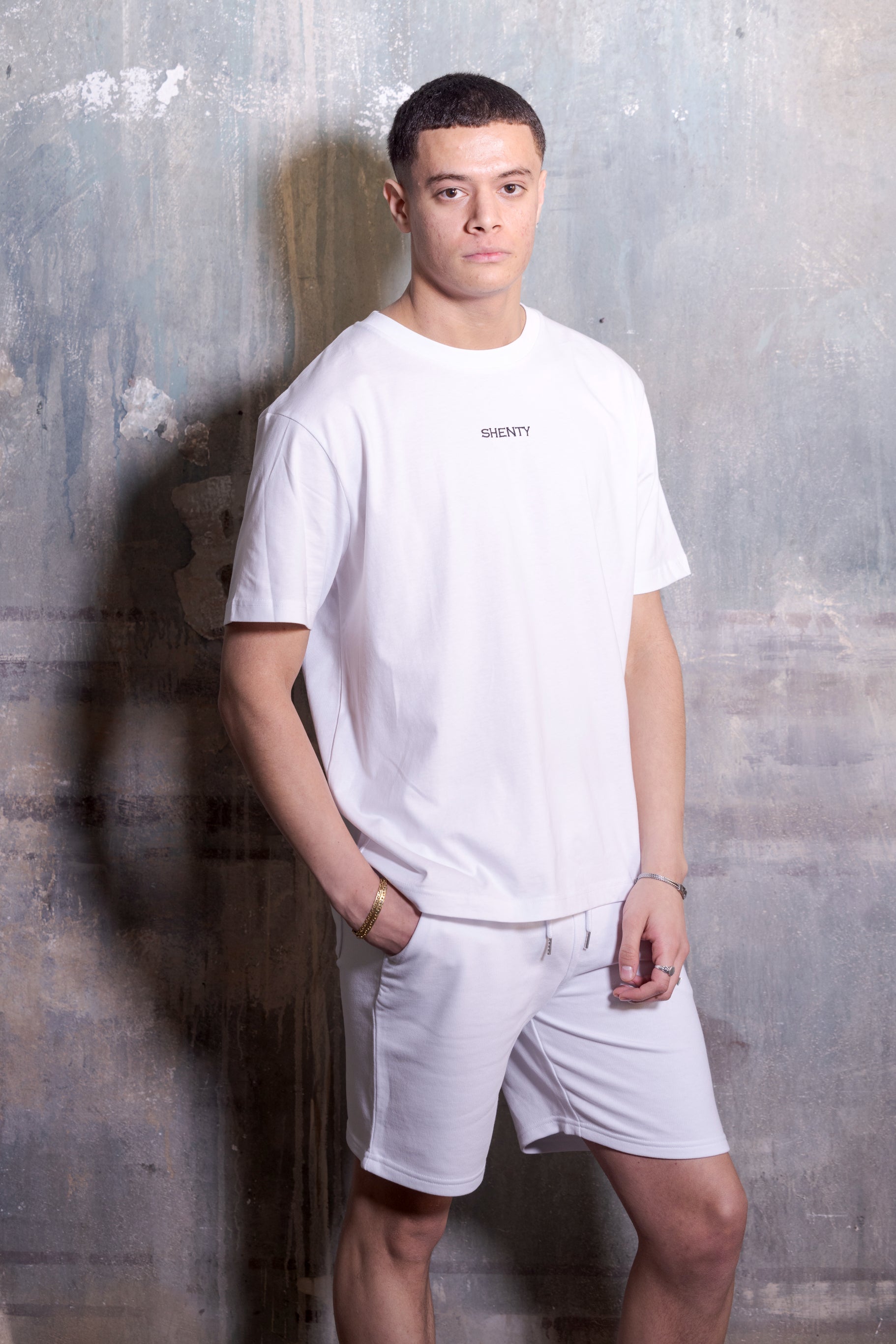 Camiseta cuadrada - Blanco