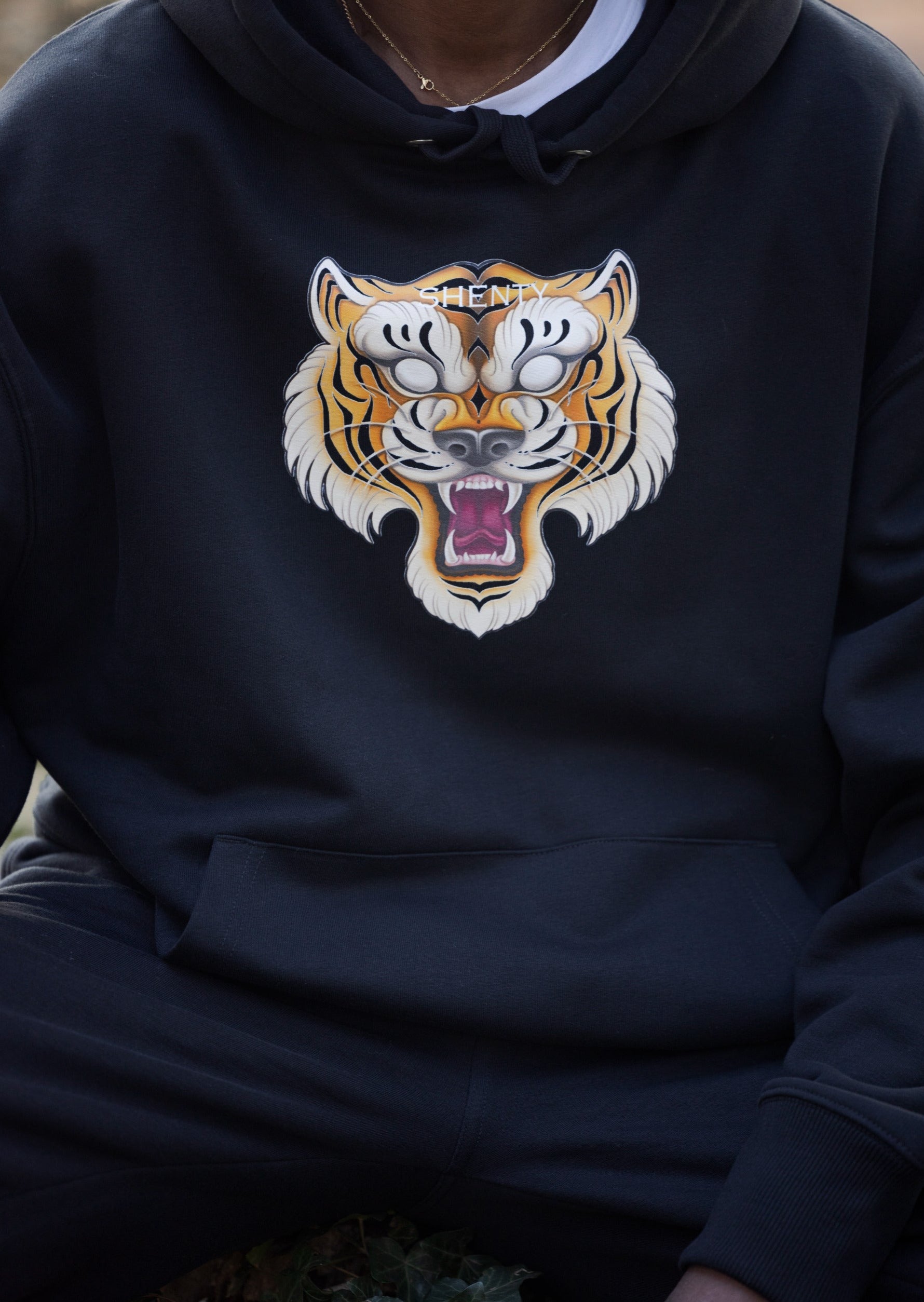 Felpa Oversized cotone organico Tigre 2