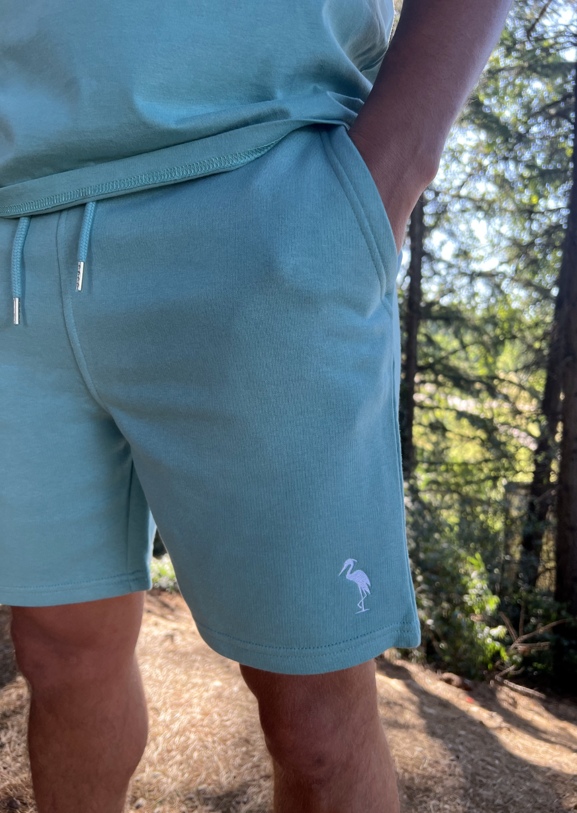 Pantaloncini cotone organico oceano 2
